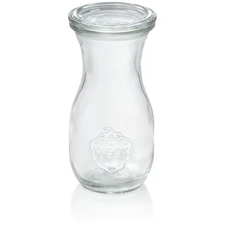 48x Weck Glas Flasche mit Deckel Bottle 250 ml