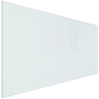vidaXL Kaminofen Glasplatte Rechteckig 120x60 cm