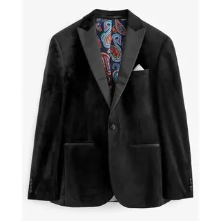 Next Sakko Samt-Blazer (1-tlg) schwarz 110/114 (GB: 44L)