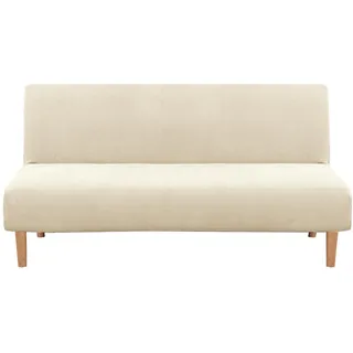 Jinayana Clic Clac Sofahusse, Drucken Futon-Sofa-Sitzbezüge ohne Armlehnen 3 Sitzers (Beige Ananas)