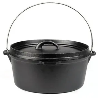 deluke Dutch Oven 5 L Gusseisen Schwarz