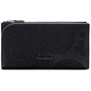 DESIGUAL Ines Long Wallet Damen Geldbörse schwarz