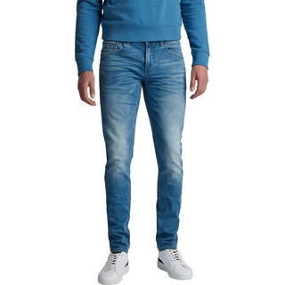 PME Legend Herren Jeans TAILWHEEL Slim Fit Soft Blau Ptr140-Smb Normaler Bund Reißverschluss W 30 L 34