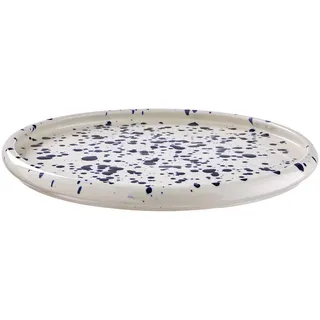 Butlers Dinnerteller, Dunkelblau, Keramik, 28x2.3x28 cm, Essen & Trinken, Geschirr, Teller, Speiseteller