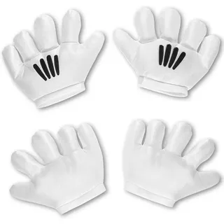 buttinette Maus Handschuhe Weiß L