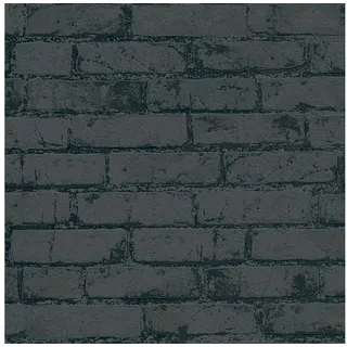 Living Walls Vliestapete High Rise 0,53 x 10,05 m 1 St Schwarz/Silber 907882