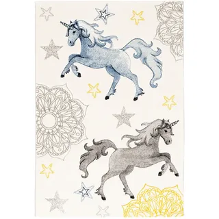 Pergamon Maui Kids Kinderteppich 80 x 150 cm Blau/Grau/Mehrfarbig
