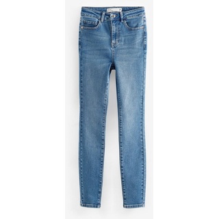 Next Skinny-fit-Jeans Superweiche Skinny Jeans mit hohem Bund (1-tlg) blau 18 (GB: 8 Petite)