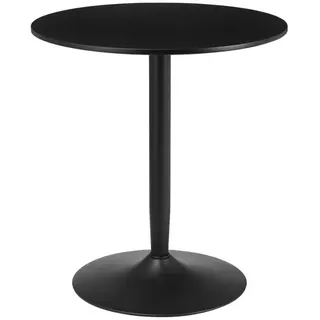 Homcom Esstisch Ø 70 cm schwarz