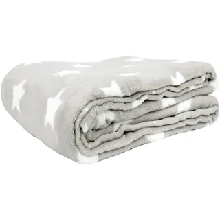 BestLivings Kuscheldecke 180 x 220 cm Hellgrau