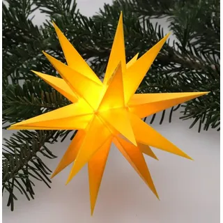 GURU-SHOP LED Ministern Baltasar Kunststoff 18x18x18 cm Erweiterungsset gelb
