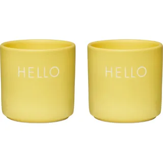 DESIGN LETTERS Hello Eierbecher gelb 2 St.