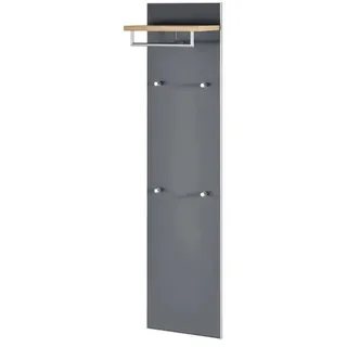 Möbel Kraft Garderobenpaneel Duna 42 x 170 x 27 cm Grau