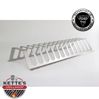 Edelstahl " Spare Ribs Halter"  XXL , BBQ , Rib Holder ,Rib Rack,Smoker
