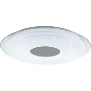 EGLO LED-Deckenleuchte Lanciano-Z CCT Ø 56 cm Weiß-Transparent