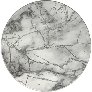 OTTO home Juliet Kurzflorteppich Ø 120 cm Grau