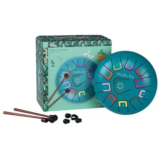 Moulin Roty Spielzeug-Musikinstrument Zungentrommel 11 Töne mit Zubehör, Musikspielzeug ab 3 Jahren