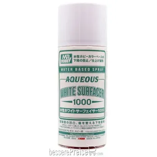 Mr Hobby - Gunze B-612 - Aqueous White Surfacer 1000 Spray