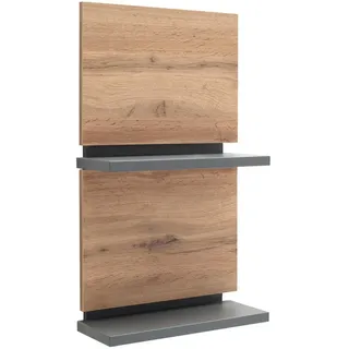 Stylife Wandboard Neapel, Grau, Eiche Wotan, Holzwerkstoff, 45x78x18 cm, Küchen, Küchenmöbel, Küchenregale