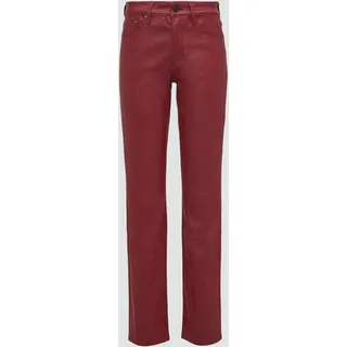 S.Oliver - Jeans Betsy / Slim Fit / Mid Rise / Slim Leg, Damen, rot, 40/32