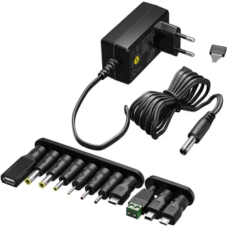 goobay Universal-Netzteil 3 V - 12 V, max. 3,6 W / 0,3 A,