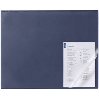 Durable Schreibunterlage mit Kantenschutz, 650 x 500 mm, dunkelblau, 729307
