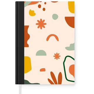 MuchoWow Notizbuch Design - Sommer - Abstrakt, Notebook, Notizblock a5, Tagebuch, Journal Liniert