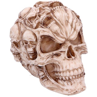 Nemesis Now Skulls James Ryman Totenkopf, 18 cm, elfenbeinfarben