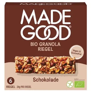 MadeGood Müsliriegel Schokoladenstücken bio (6St)