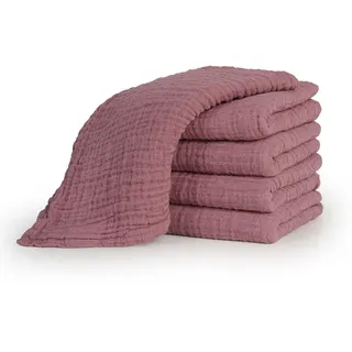 Laleni Spucktücher Rosa, Textil, Quadratisch, 70x70 cm, Pflegen, Babypflege