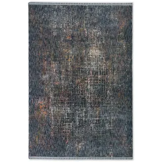 Golze & Söhne Webteppich Sarezzo ca. 133x190cm in Farbe Gitter blau/bunt