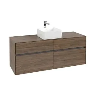 Waschbeckenunterschrank 140 x 55 cm Arizona Oak