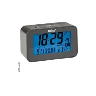 Mebus Wecker schwarz B/L: ca. 4,8x12 cm - Schwarz