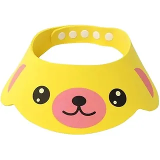 1Pc Gelb Cartoon Tiere Baby Bad Dusche Kappe Shampoo Visier für Kinder Waschen Haar Hut Bad Werkzeug Tragbar und Praktisch