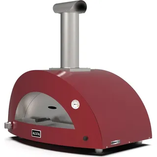 Alfa Forni Moderno 3 Pizze Gas/Hybrid, Rot SPARBUNDLE