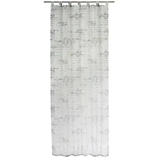 Elbersdrucke Schlaufenschal Loveletter  (140 x 255 cm, 100 % Polyester, Weiß/Schwarz)