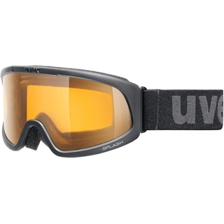 uvex Splash Skibrille (Farbe: 2219 black, single lens/lasergold lite)