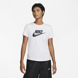 Nike Sportswear Essentials Damen-T-Shirt mit Logo - Weiß, S (EU 36-38)