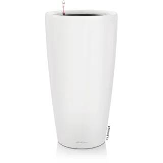 LECHUZA Rondo Premium 40 Ø 40 x 75 cm Weiß matt