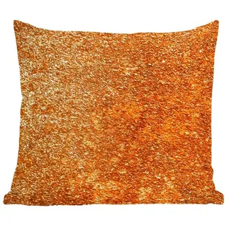 MuchoWow Dekokissen Metall - Rost - Orange - Vintage - Industriell, Zierkissen, Deko Kissen mit Füllung, Sofakissen, 60x60 cm bunt Quadratisch | 60 cm x 15 cm x 60 cm