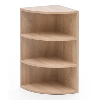 moebelfaktor Wandregal Flatey, Breite 30 cm, mit 3 Fächern, Wandboard grau