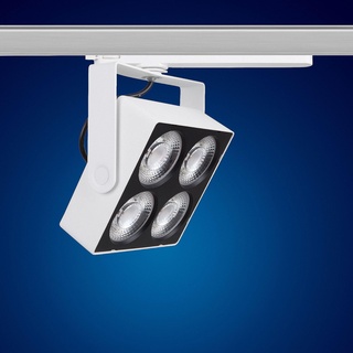 Mextronic 3-Phasen-LED-Strahler für Stromschienen LED 3 Phasen Strahler MATRIX-W 40W Warmweiss für Schienensystem