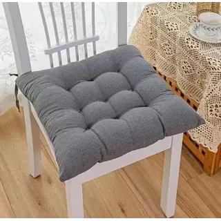 Esszimmerstuhl-Kissen Stuhl-Sitzkissen Weiches Dickes 40x40cm/45x45/50x50cm Stuhlkissen Indoor Outdoor Rutschfest Sitzkissen Bürostuhl Stuhl-Sitzpolster für Zuhause, Büro, Garten(A1,40x40cm/15x15in)