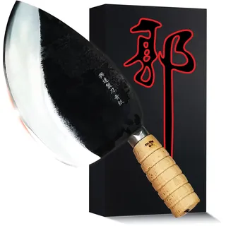 Jende Master Kuo FN Big G5 Taiwan Thunfisch langlebiges Fischmesser, individuell geschmiedeter Federstahl, Härtegrad 60