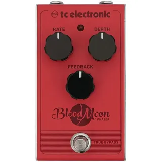 TC Helicon BLOOD MOON PHASER Phaser-Pedal im Vintage-Stil mit vierstufigem Filter und vollständig analoger Schaltung
