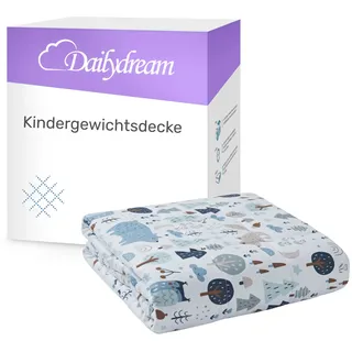 Gewichtsdecke für Kinder aus 100% Baumwolle, Edition "Wald"