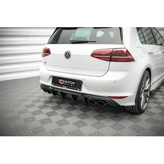 Maxton Design Heckdiffusor V.2 für VW Golf 7 R/R-Line (2012-2016) Hochglanz schwarz