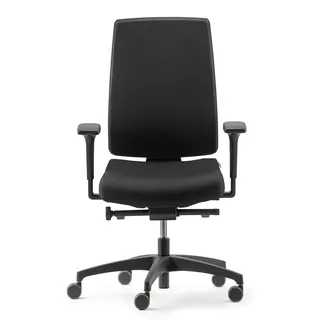 Dauphin Drehstuhl mit ergonomischen Bandscheibensitz Polster Schwarz Sofort Lieferbar!