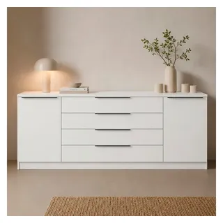 borchardt Möbel Tom 200 x 72 x 35 cm Weiß