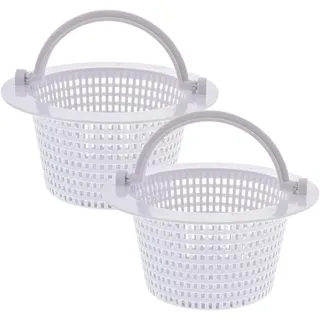 Runde Poolskimmerkörbe Mit Griff, 16 Cm Durchmesser, 2er-set, Geeignet Für Aufstell- Und Einbaupools – Ulisem